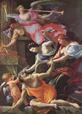 Simon Vouet Saturn,conquered by Amor (mk08)